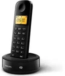 PHILIPS DECT-Telefon D1651B, 1 Mobilteil, schwarz - Schwarz
