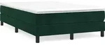 vidaXL Boxspringbettgestell Dunkelgr&uuml;n 120x200 cm Samt - Gr&uuml;n