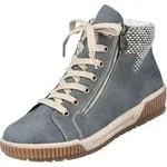 Rieker Damen Winter Schn&uuml;rboot blaugrau, Damen:36 EU - Blau - 36