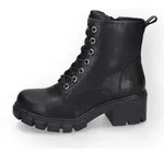 Dockers by Gerli Damenschuhe Stiefeletten Schn&uuml;rer Stiefel Schwarz Freizeit,