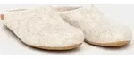 Magicfelt Filz Pantoffeln Aus 100% reiner Shetlandwolle, Mit Ledersohle, Anatomisch