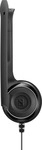 Einseitiges, ohraufliegendes VoIP-Headset PC 7 USB - Schwarz