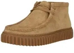 CLARKS Stiefelette Torhill Hi Dark Sand Suede mit weicher, atmungsaktiver Innensohle