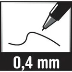 Bic - vulling voor balpen 4 Colours Medium, blister met 2 stuks, rood