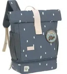 L&auml;ssig Kinderrucksack - Mini Rolltop Backpack Happy Prints midnight blue - Blau
