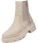 Rieker Damen-Stiefelette Beige, Farbe:beige/schlamm, EU Gr&ouml;&szlig;e:36 - Beige - 36