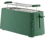 Alessi - Pliss&eacute; Langer Toaster mit Br&ouml;tchenaufsatz, gr&uuml;n - Gr&uuml;n