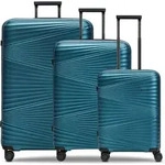 Pactastic Collection 02 Trolley-Set S / M / L Turquoise Metallic 2 blau 55cm -