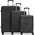 REDOLZ Essentials 05 Trolley-Set 3-teilig Black 2 schwarz 55cm - Schwarz