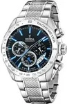 Festina Herren Uhr Elegant Edelstahl Armbanduhr silber UF20668/6 - Silber