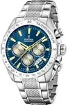 Festina Herren Uhr Elegant Edelstahl Armbanduhr silber UF20668/5 - Silber