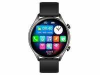 myPhone EL Smartwatch Armbanduhr 1,32"Display wasserdicht IP67 Schwarz