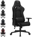 SENSE7 Spellcaster Gaming Stuhl Schwarz - Ergonomischer B&uuml;rostuhl PC