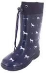 Beck M&auml;dchen Horses Gummistiefel, Violett, 27 EU - Lila - 27