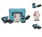 Makita DBO 180 RT1J Akku Exzenterschleifer 18 V 125 mm + 1x Akku 5,0 Ah + Ladeger&auml;t