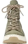 Rieker Damen Boot Stiefelette rustikal sportlich Rei&szlig;verschluss Profilsohle X9334,