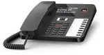Gigaset DESK 800A, DECT-Telefon, Kabelgebundenes Mobilteil, 200 Eintragungen, Schwarz