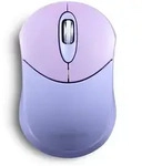 Perixx PERIMICE-802PP, Bluetooth-Maus f&uuml;r PC und Tablet, schnurlos, violett