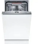 Bosch Serie 4 SPV4EMX25E, Voll integriert, Single (45 cm breit), Edelstahl, Tasten,