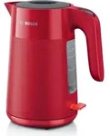 Bosch TWK2M164, 1,7 l, 2400 W, Schwarz, Grau, Rot, Kunststoff, Wasserstandsanzeige,
