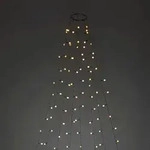 LED Baummantel mit Ring &Oslash; 15, mit Globes, 8 Str&auml;nge &agrave; 50 Dioden, vormontiert, 400