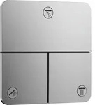 HansGrohe ShowerSelect Com.Q Ventil 3 Verbr.chr Chrome, 15587000 - Silber