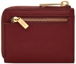 FOSSIL Schl&uuml;sselm&auml;ppchen Liza Zip Key Wallet Scarlet weinrot - bordeaux/Dunkelrot