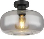 Globo Lighting Deckenleuchte Metall schwarz matt, 1x E27 - Schwarz
