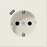 Jung SCHUKO Steckdose 16 A 250 V , mit USB-Ladeger&auml;t 1 x Typ C, integrierter