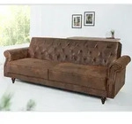 riess-ambiente Chesterfield 3-Sitzer Sofa MAISON BELLE AFFAIRE 220cm antik braun
