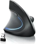 CSL &ndash; Maus kabellos f&uuml;r Linksh&auml;nder &ndash; Vertikalmaus Bluetooth und 2,4 Ghz