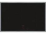 EH845HVB1E iQ100, Autarkes Kochfeld (schwarz/edelstahl, 80 cm, Home Connect) -