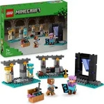 LEGO Minecraft Die Waffenkammer, Gaming-Set mit Heldenfiguren, Spielzeug-Waffen und