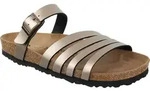 JOE N JOYCE Rome SynSoft Soft-Fu&szlig;bett Metallic Sand Gr&ouml;&szlig;e EU 37 Schmal - Grau - 37