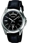 Herren Uhr Casio MTP-1370L-1A - Schwarz/Silber