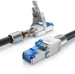 Primewire Patchkabel CAT 8 - Gigabit Ethernet LAN Kabel - 40 Gbit/s - S/FTP PIMF