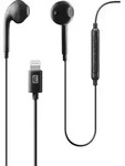 Cellularline EAGLE, Kabelgebunden, Anrufe/Musik, 65 g, Kopfh&ouml;rer, Schwarz - Schwarz