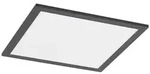 Lindby LED-Panel Nelios, 40 x 40 cm, 4.000K, schwarz, Metall - Schwarz