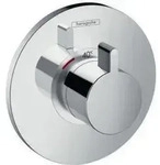 Hansgrohe Ecostat S Thermostat Unterputz Highflow Fertigset Chrom - Silber