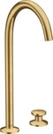HansGrohe 48060250, hansgrohe AXOR One 2-Loch Waschtischarmatur Select 260 mit
