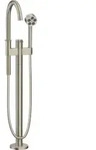hansgrohe Wannen-Einhebelmischer Axor One Ausl. 220mm, bodensteh., brushed nickel -