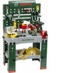 Bosch Workstation mit Schraubfahrzeug und Heimwerkerzubeh&ouml;r - Gr&uuml;n