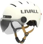 LIVALL L23, Fahrradhelm, Bremswarnleuten, Batteriestatus, Lange Akkulaufzeit - Wei&szlig;