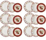 Hutschenreuther Happy Wintertime Red Set 18tlg - Rot