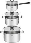 Tefal Opti'Space Kochtopf 16 cm + Deckel, Schmort&ouml;pfe 20/24 cm + Deckel, G7376S,