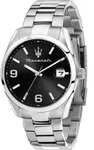 Maserati Attrazione R8853151007 Herrenuhr - Silber/Schwarz