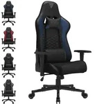 SENSE7 Spellcaster Gaming Stuhl Schwarz-Blau - Ergonomischer B&uuml;rostuhl PC