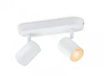 WiZ IMAGEO 2 x einstellbarer Spot, Bluetooth, Wei&szlig;, LED, Metall, GU10, 2200 K -