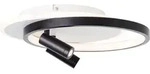BRILLIANT moderne LED Deckenleuchte EUNOMIA | schwarz wei&szlig;e Deckenlampe mit