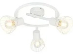 BRILLIANT Spotspirale, 3-flammig Elhi wei&szlig; IP20 E14 40 Watt dimmbar g. f.